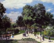 皮埃尔 奥古斯特 雷诺阿 : The Champs-Elysees during the Paris Fair of 1867